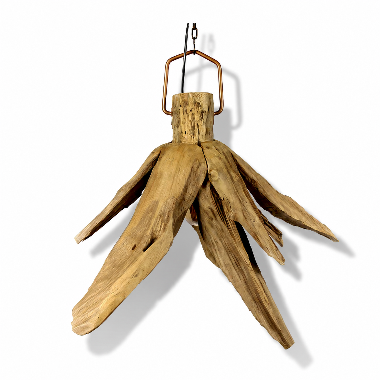 SHELTON Holz Deckenlampe