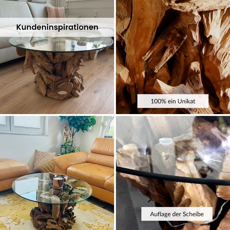 Wurzelholz Tisch Couchtisch von Exotischerleben