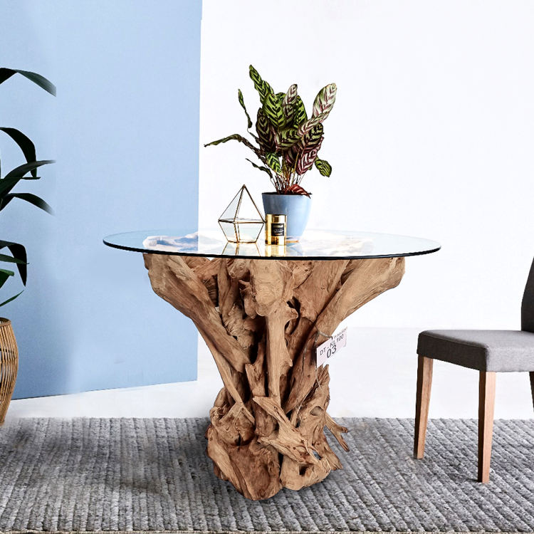 Wurzel Esstisch rund