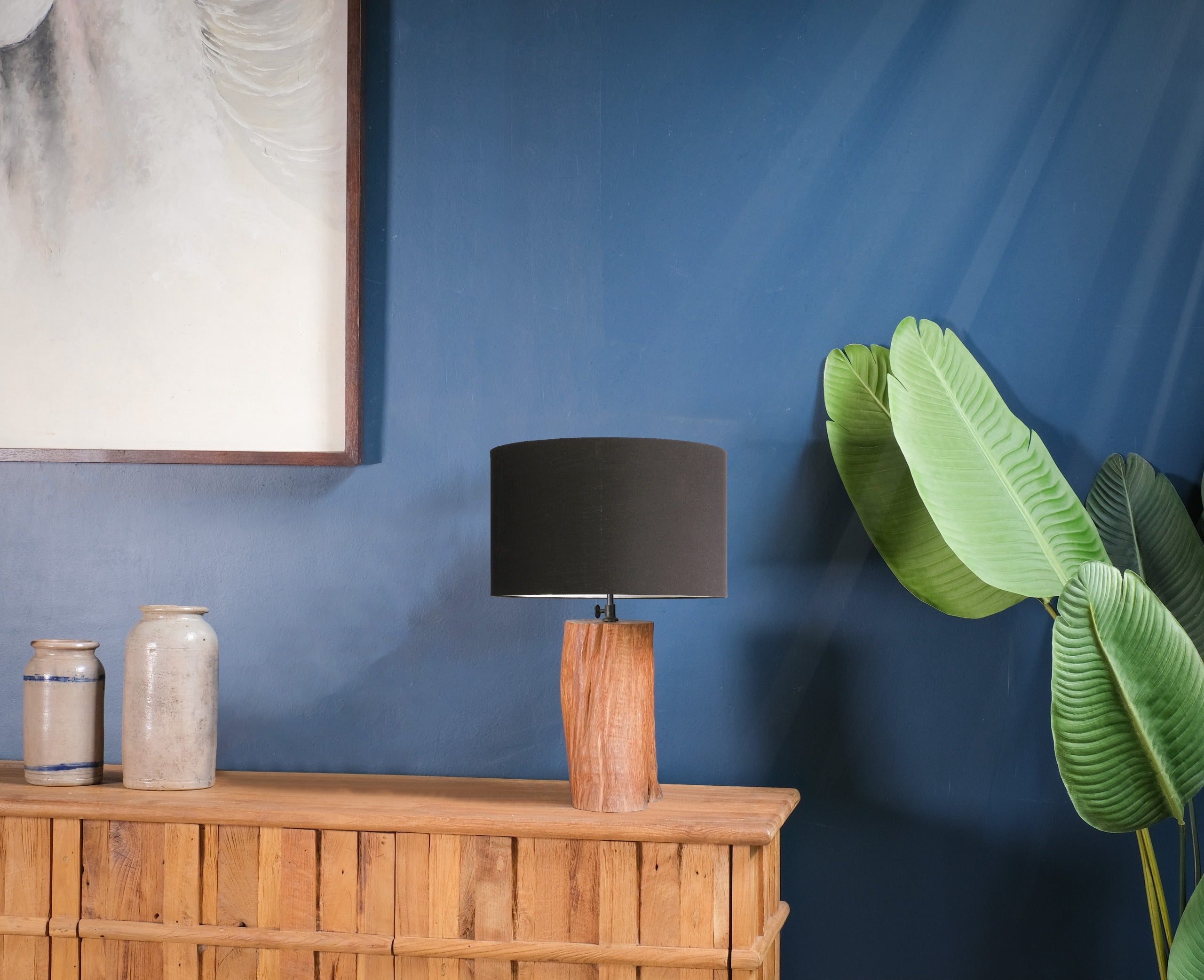 Tisch Wurzel Lampe RANTING Schwarz