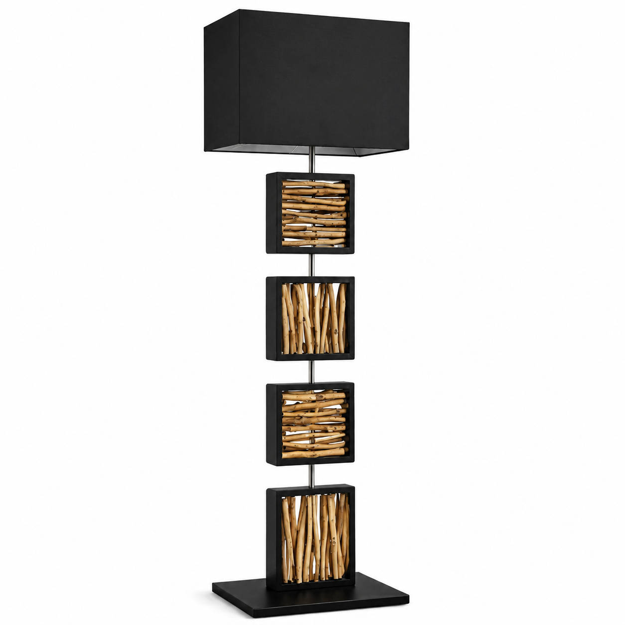 Design Stehlampe REMA 163cm Treibholzlampe
