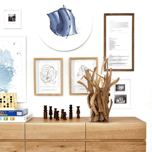 Treibholz Tischlampe