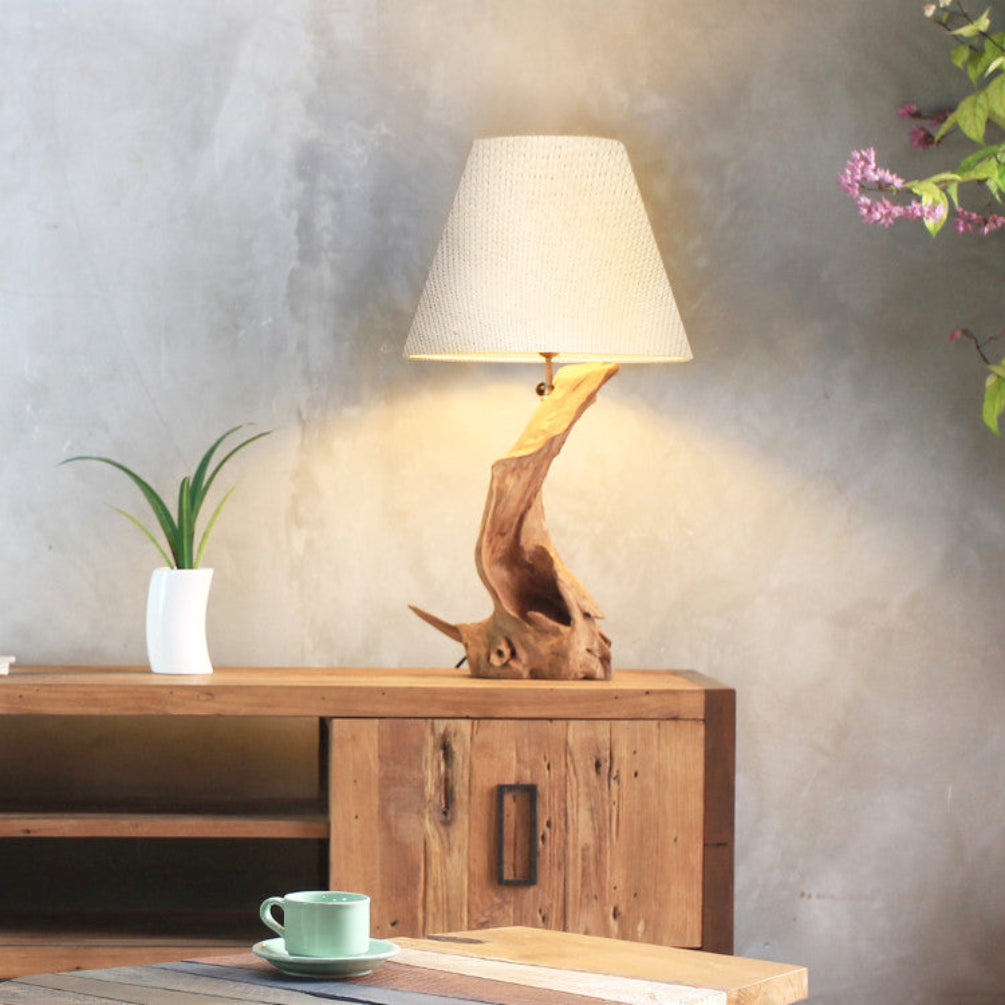 Treibholz Tischlampe Zoila