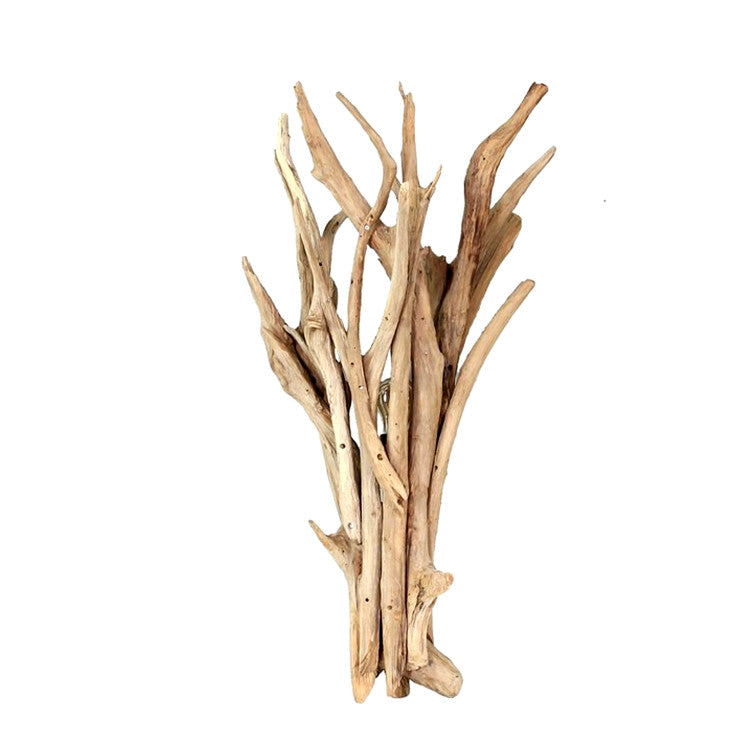 Lampe Treibholz für die Wand