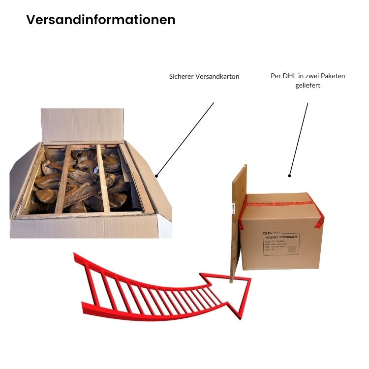 Versandinformationen Ikal Couchtisch