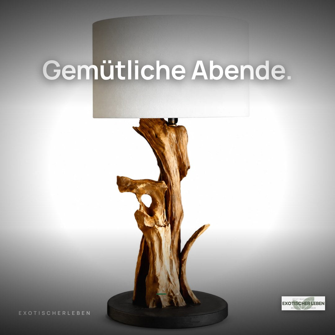 Wurzel Tischlampe IKAL XS | Höhe 62 cm inkl. Lampenschirm