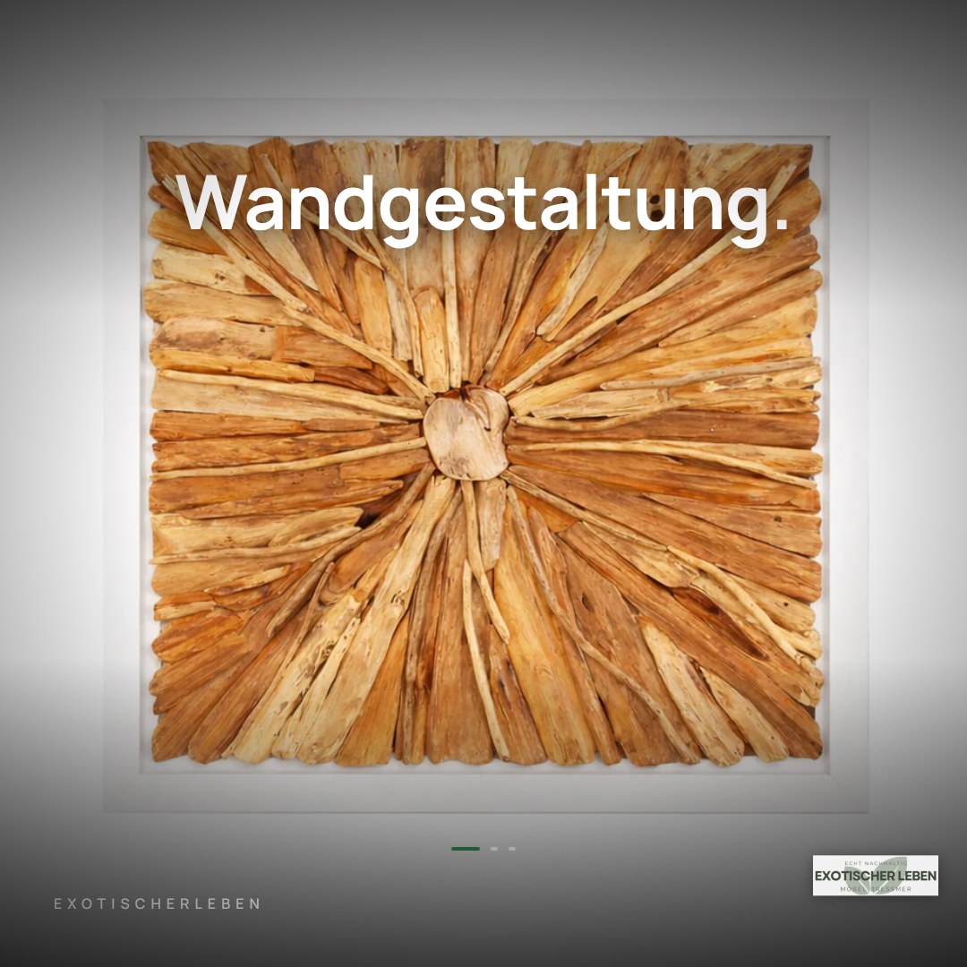 Holz Wandbild SENTRA 90cm x 90cm