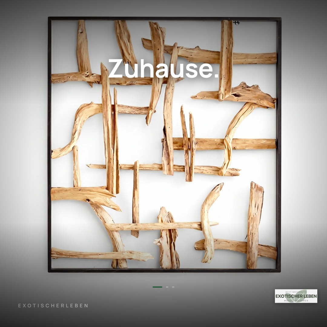 REGATA Holz Wandbild 140cm x 140cm