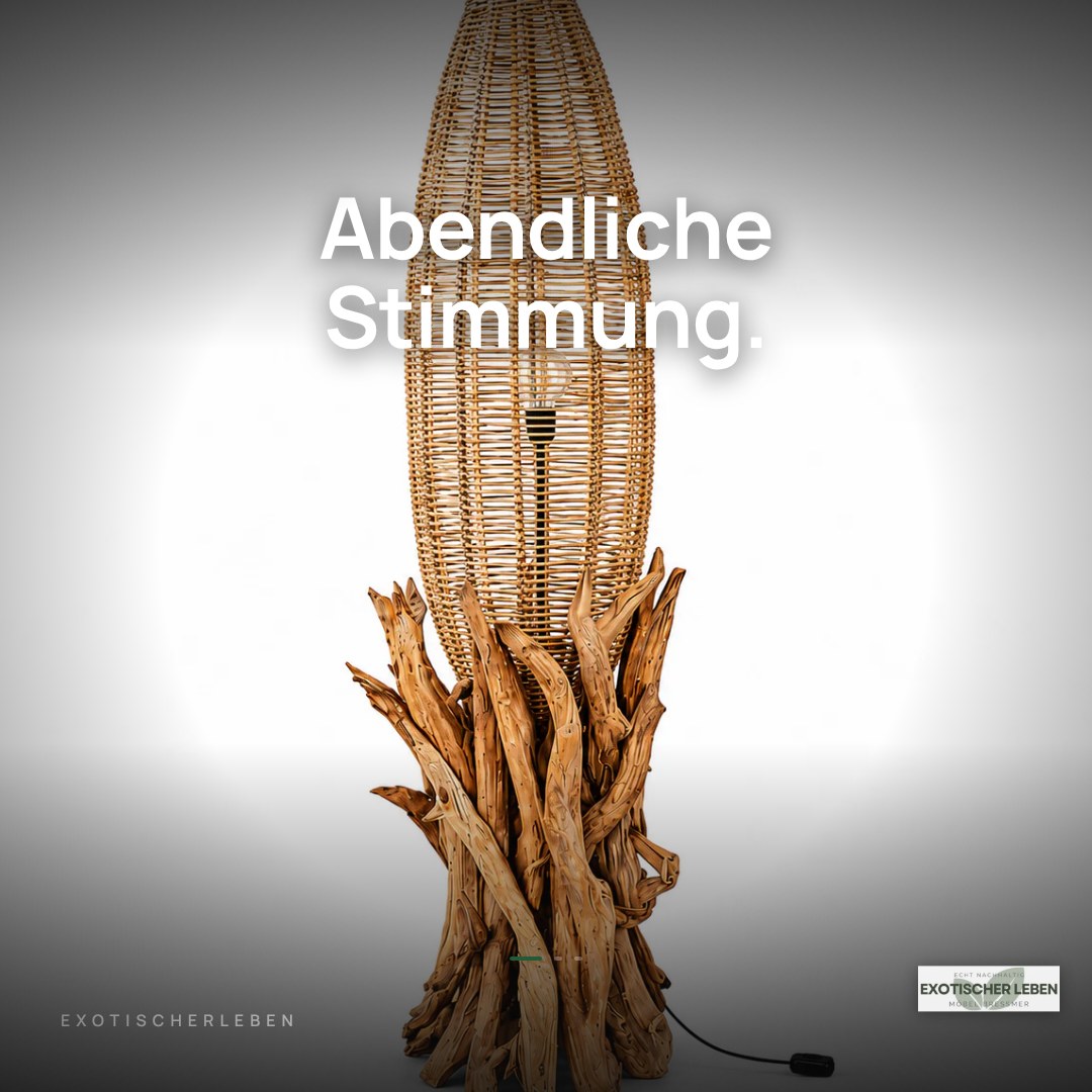 Treibholz Stehlampe VONDRO