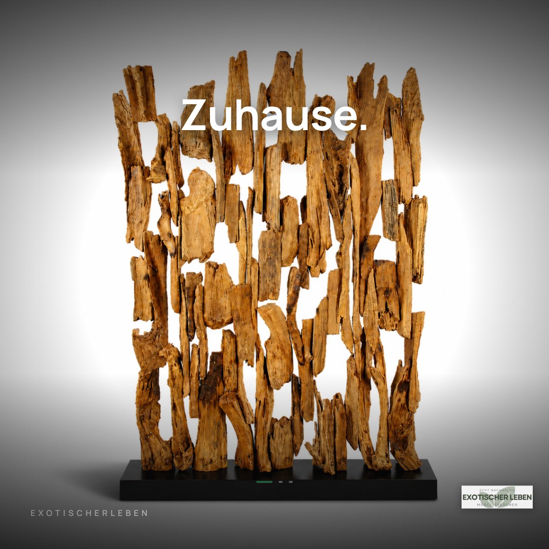 BELMIRO Design Holz Raumteiler Breite +-130 cm