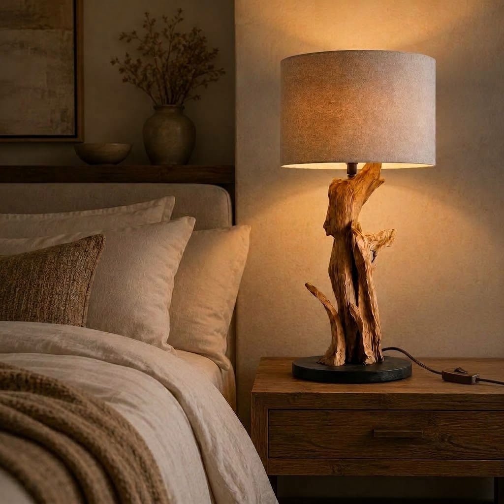 Wurzel Tischlampe IKAL XS | Höhe 62 cm inkl. Lampenschirm