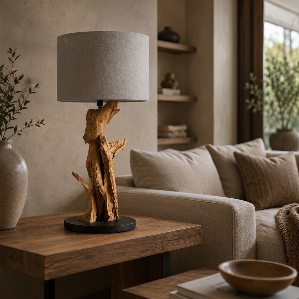 Wurzel Tischlampe IKAL XS | Höhe 62 cm inkl. Lampenschirm