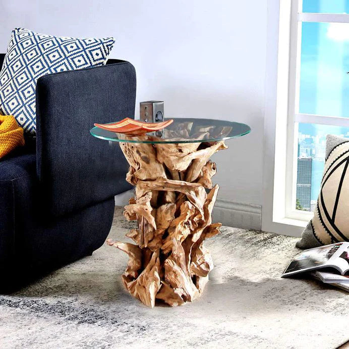 Wurzelholz Beistelltische