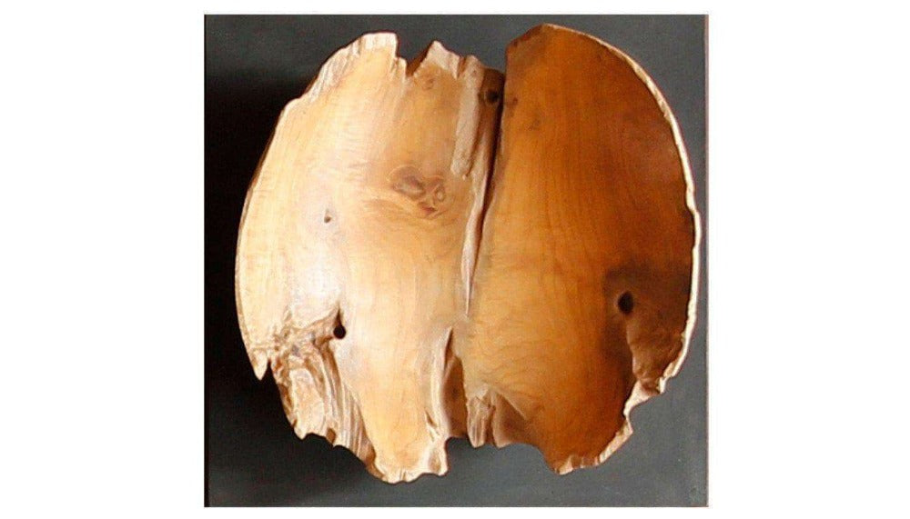 Wandbild aus Holz Teak