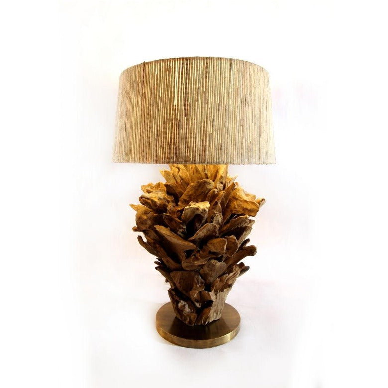 Tischlampe Wurzelholz 65cm