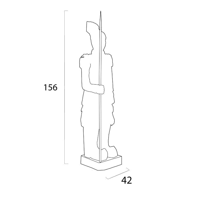 Zeichnung Holz Figur