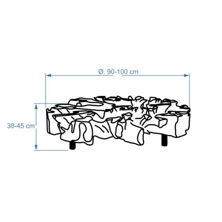 Zeichnung Wurzel Couchtisch