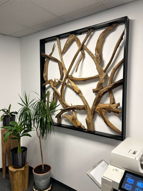 Divisorio MAZE come decorazione murale