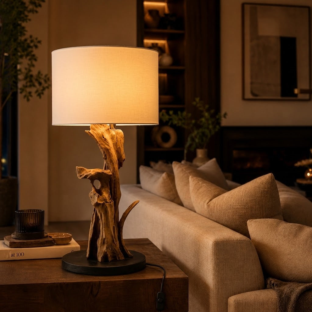Wurzel Tischlampe IKAL XS | Höhe 62 cm inkl. Lampenschirm