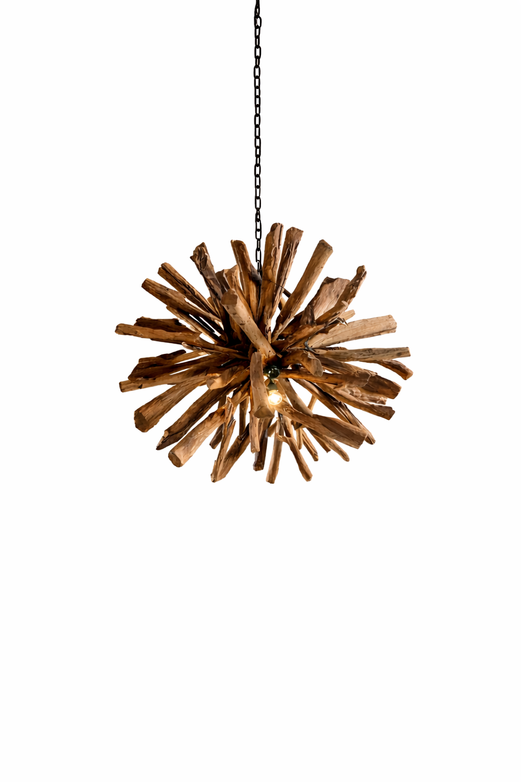 Design Wurzelholz Deckenlampe ACE