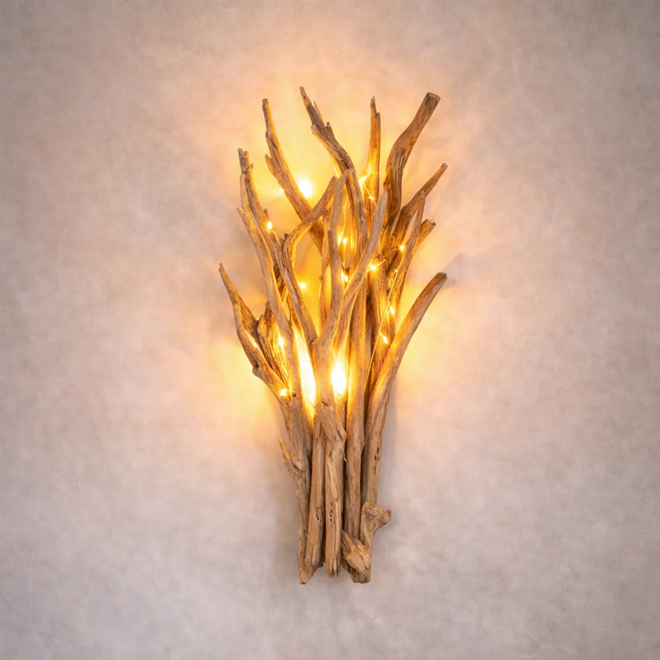BAKA Treibholz Wandlampe