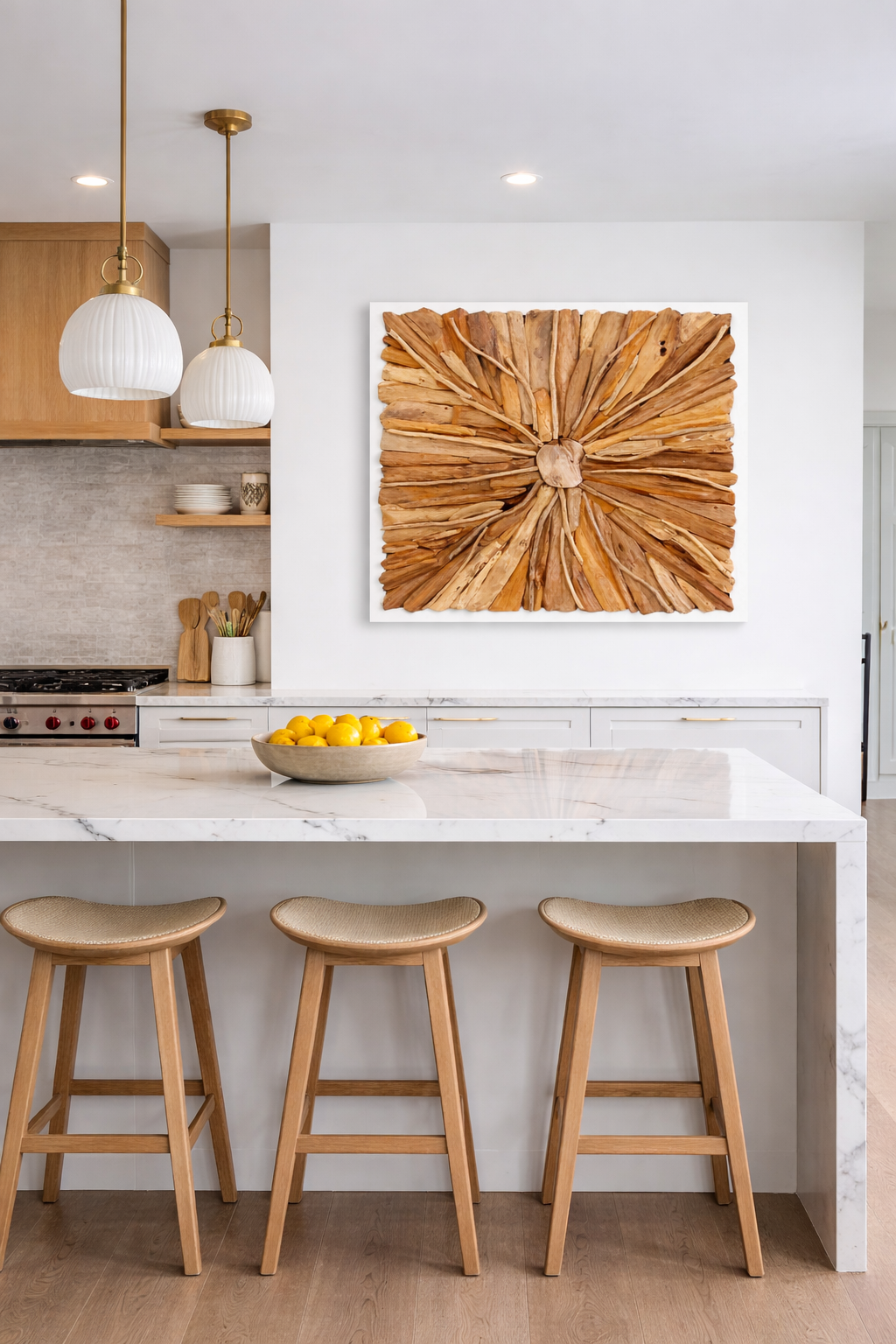 Holz Wandbild SENTRA 90cm x 90cm