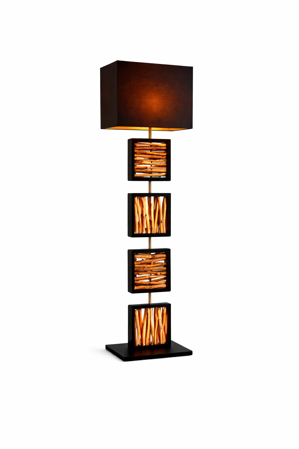 Design Stehlampe REMA 163cm Treibholzlampe