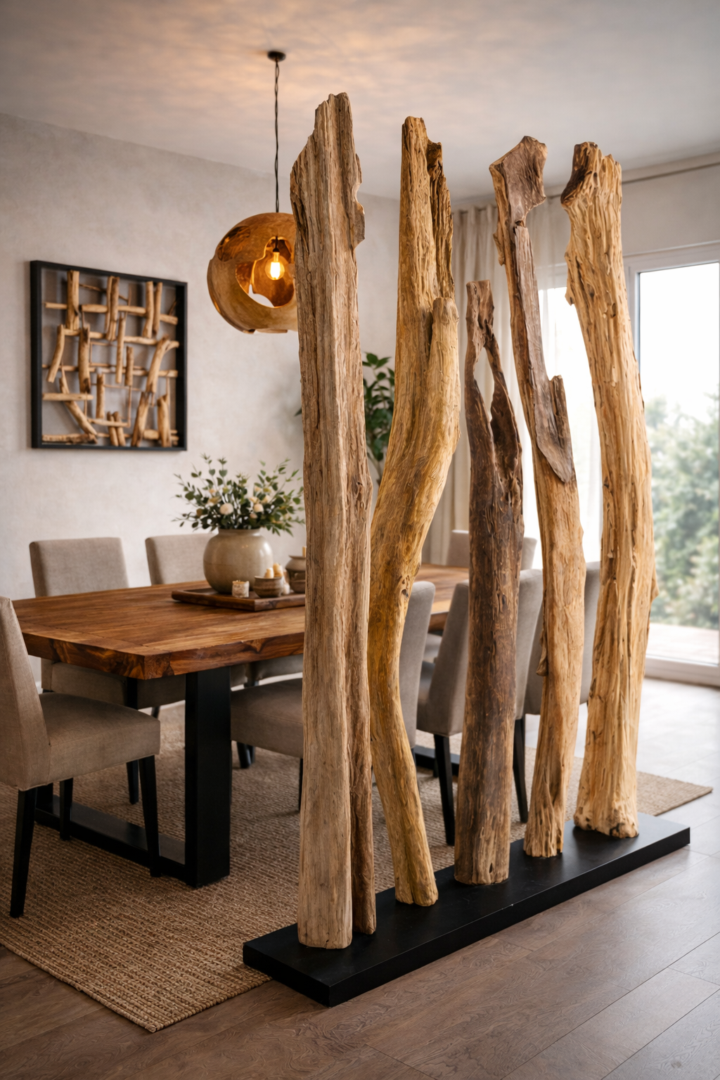 RAUMTEILER STAND DESIGN 145 CM X 200 CM