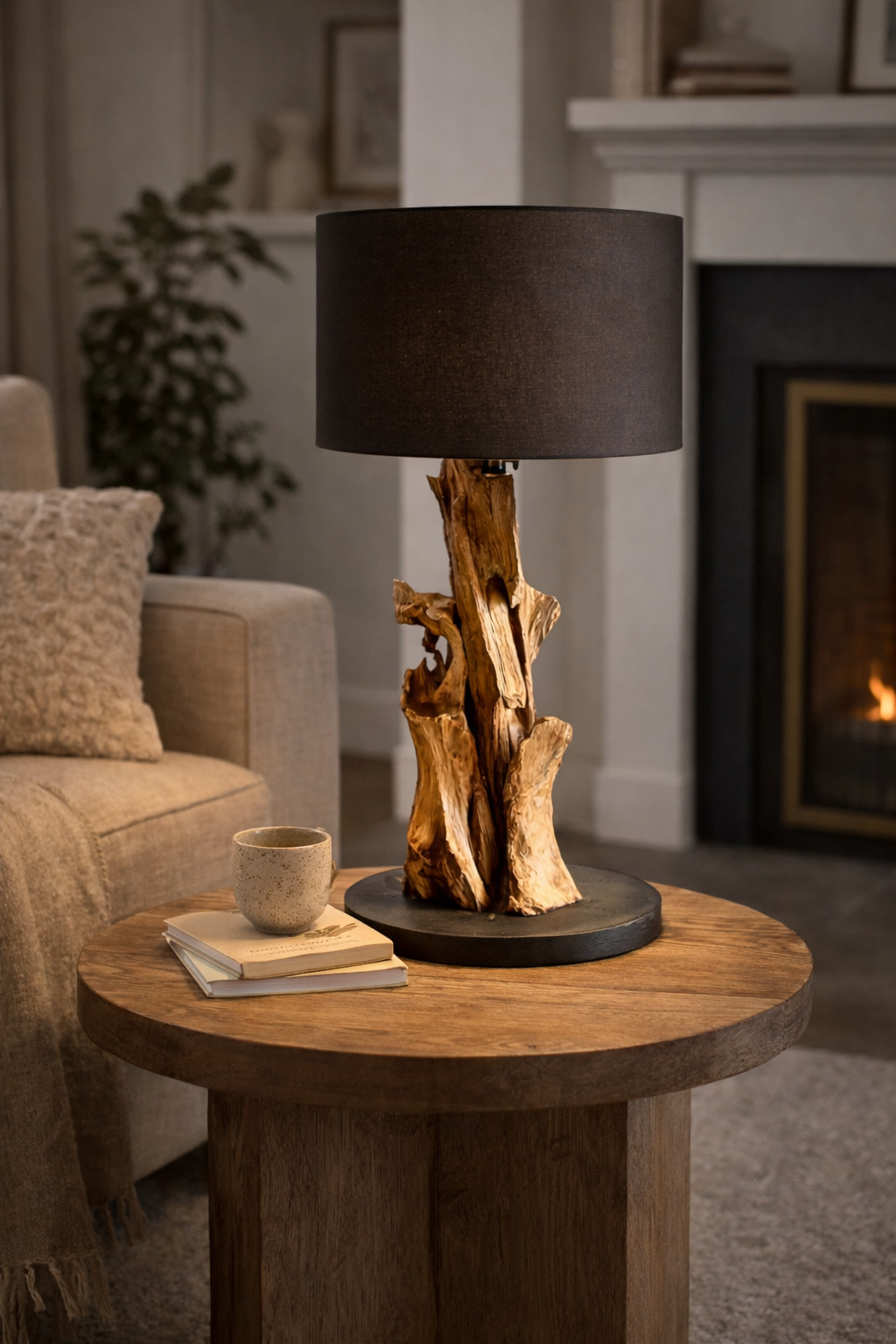 Wurzel Tischlampe IKAL XS | Höhe 62 cm inkl. Lampenschirm