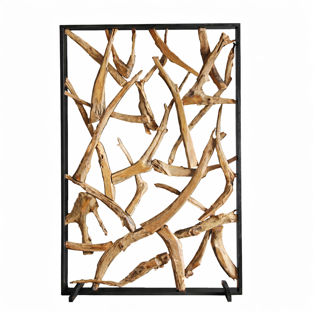 MAZE Raumteiler Teakholz 120cm x 180cm