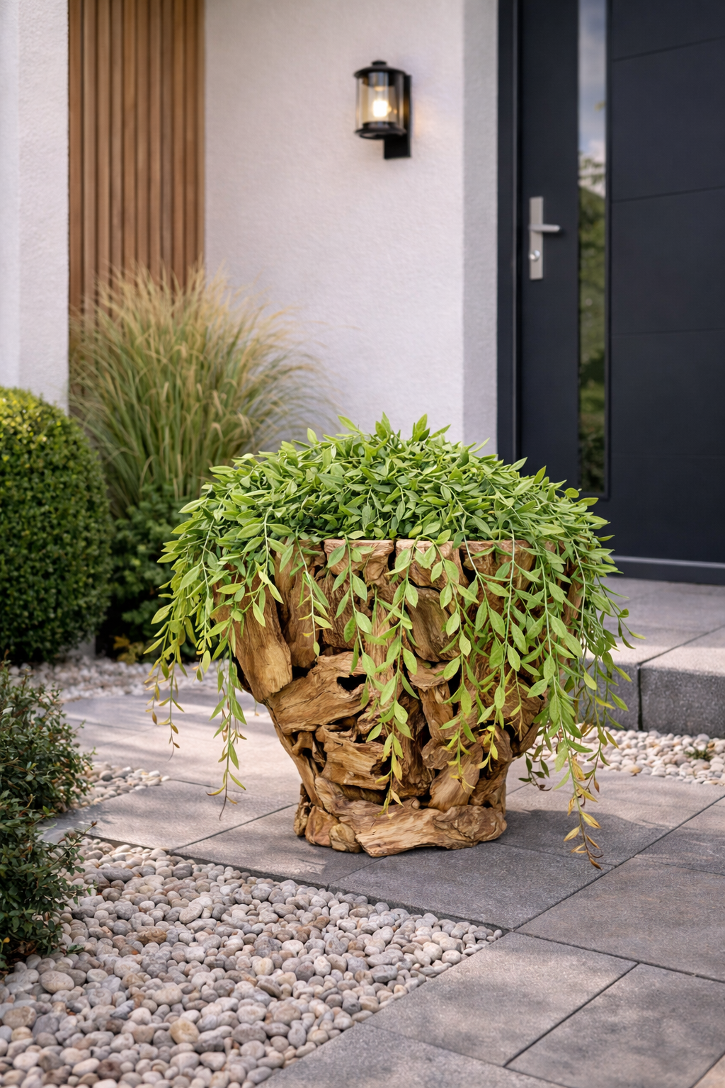 Treibholz Pflanzenkübel IKAL M Ø 30 cm