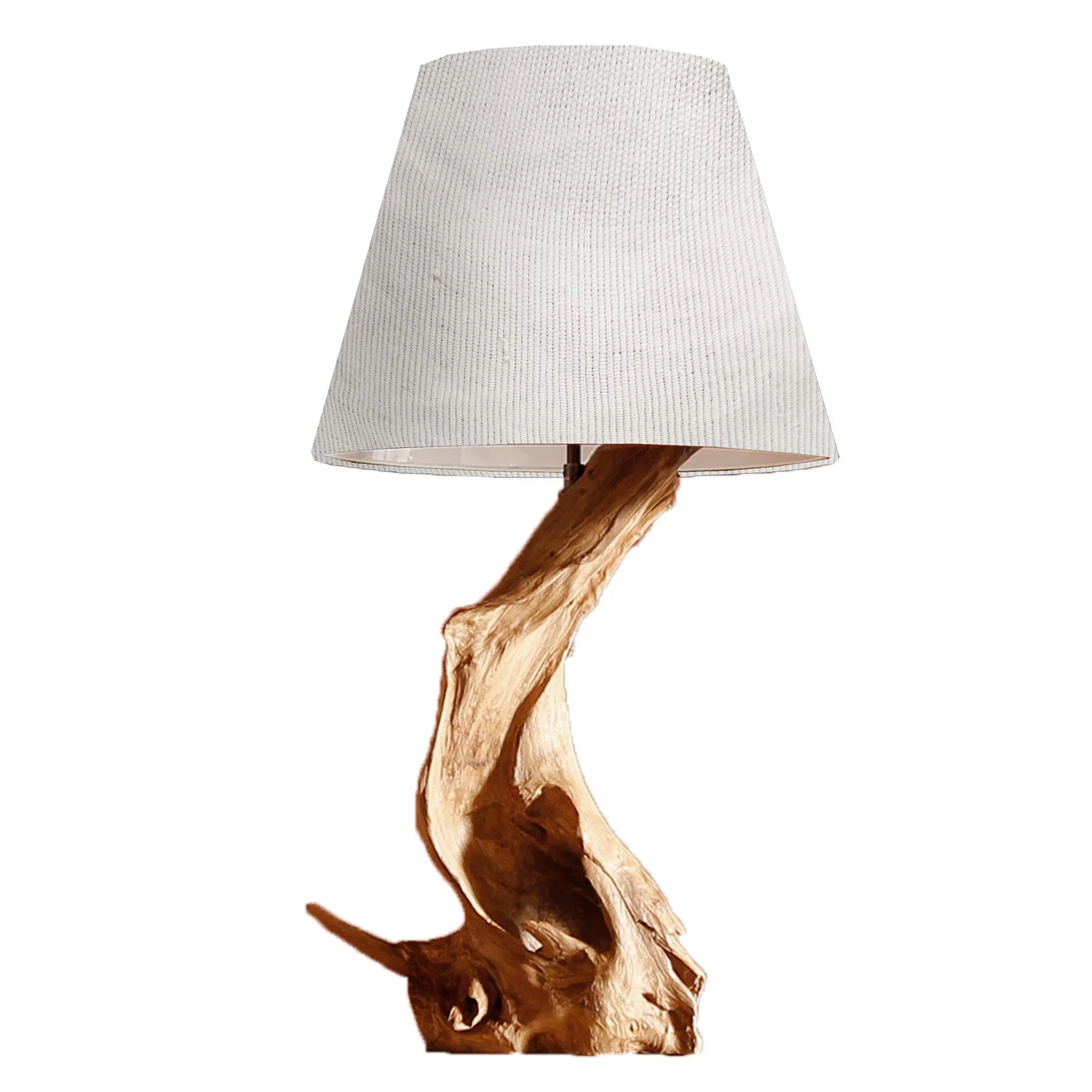 Design Treibholz Wurzellampe ZOILA Höhe 65 cm