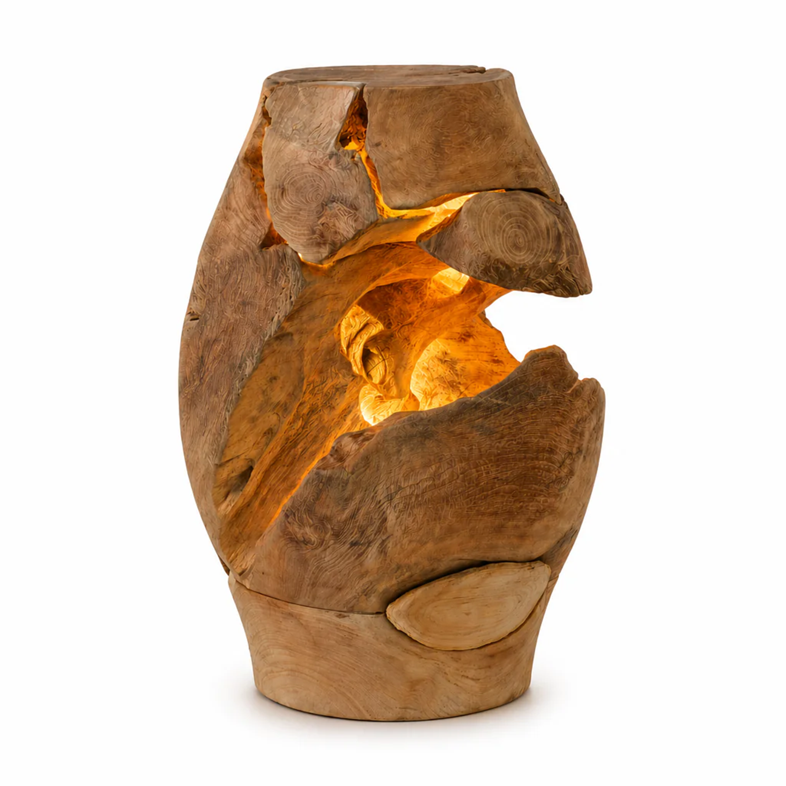 Naga Wurzelholz Tischlampe