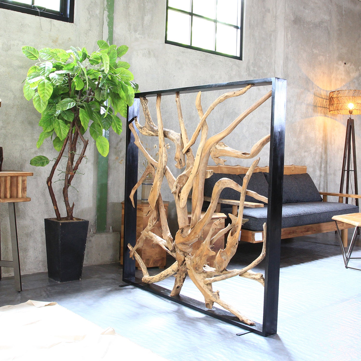 Holz Raumteiler Maze