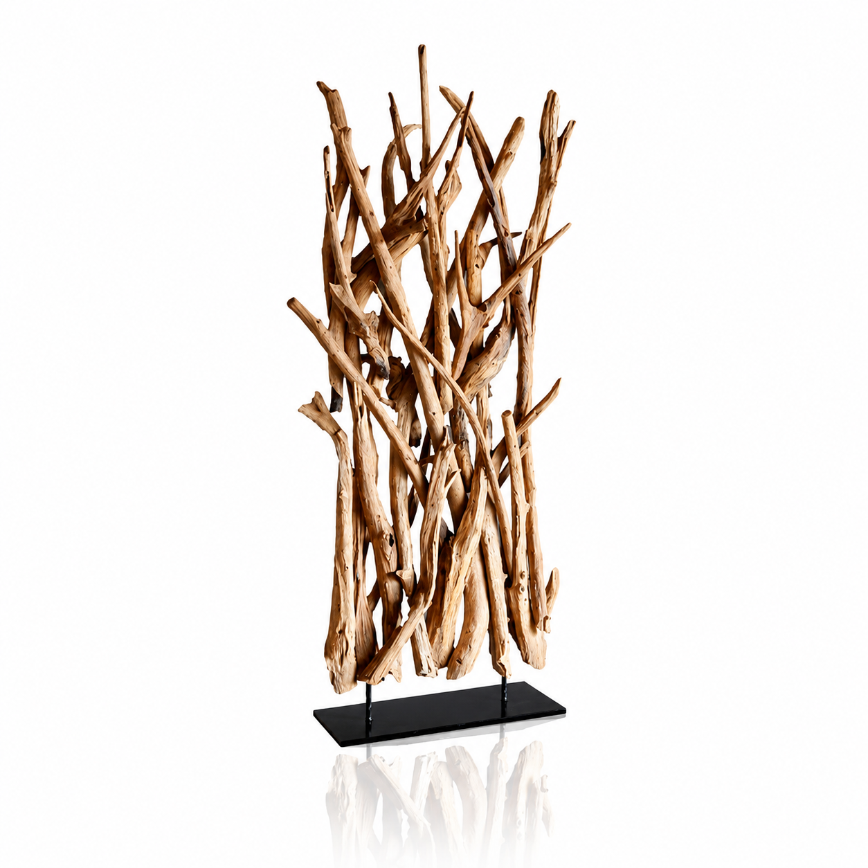 Teak Holz Raumteiler RANTING Breite 60cm
