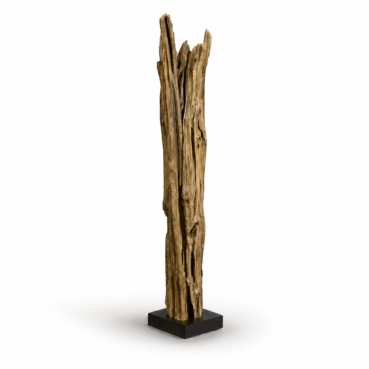 Teakholz Stehlampe ALMA | Höhe 180 cm