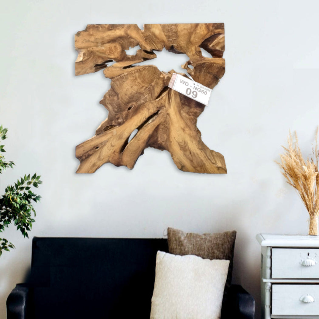 60 x 60 Holz Wandbild