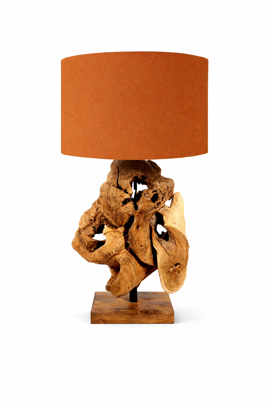 Treibholz Tischlampe CLOVER Höhe 70 cm