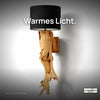 Teakholz Wand Lampe Ranting