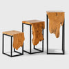 KOBE Design Teakholz Beistelltisch