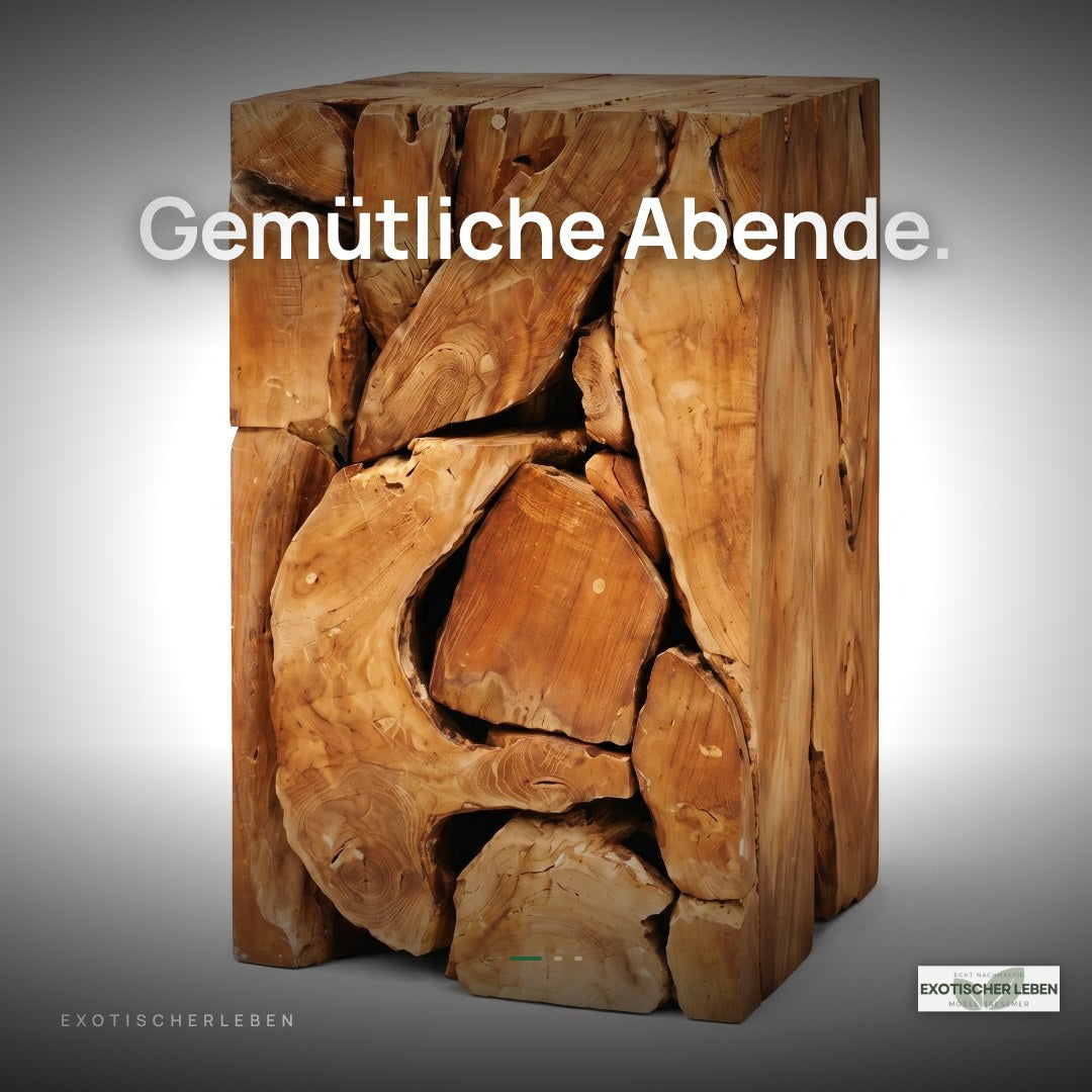 Teak Holz Säule XILON quadratisch