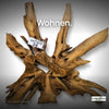 Wandbild NAGA 100cm x 100cm aus Teak Holz