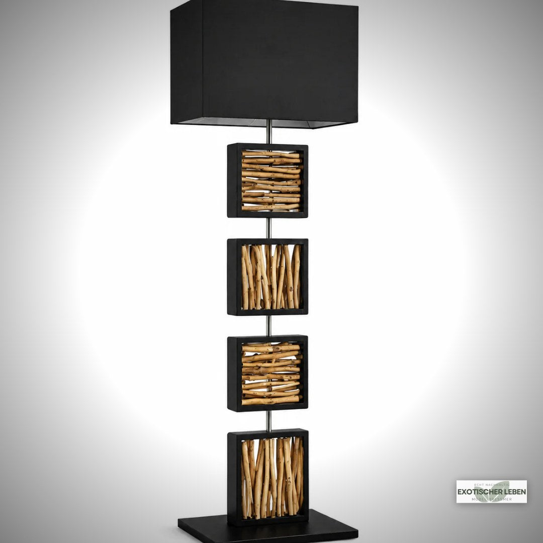 Design Stehlampe REMA 163cm Treibholzlampe