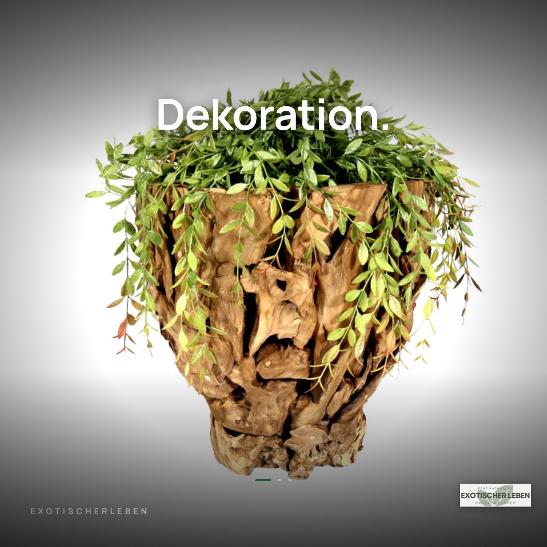Treibholz Pflanzenkübel IKAL L Ø 35 cm