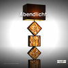 Design Stehlampe SAWA 155cm Treibholzlampe Schwarz-Gold