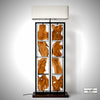 Stehlampe Teakholz RUBIX  | Höhe 170 cm