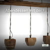 Treibholz Pendelleuchte LUMEN 120cm