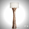Treibholz Stehlampe Quinton Lampenschirm Natur / 195 cm
