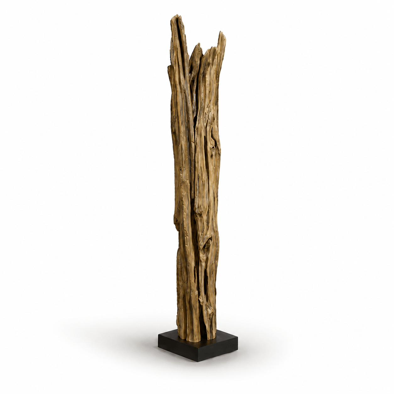 Teaková stojací lampa ALMA | Výška 180 cm