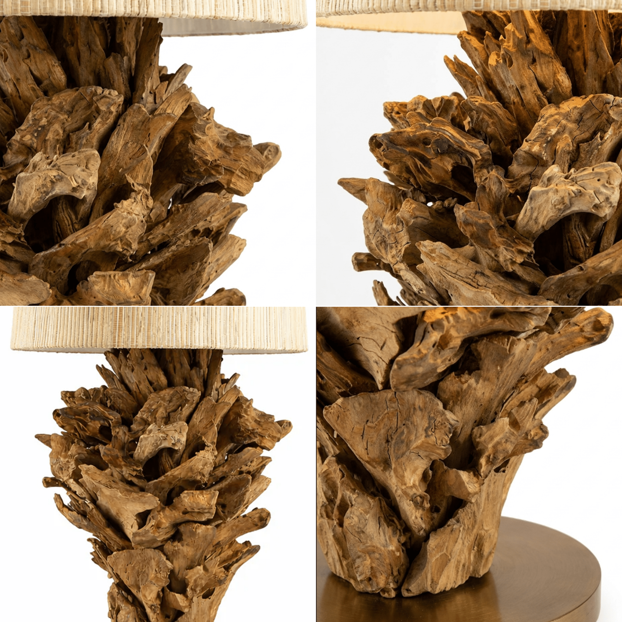 Επιτραπέζιο φωτιστικό ρίζα ξύλο FICUS ύψος 70 cm